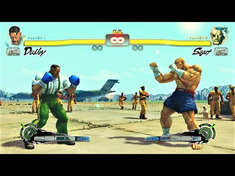 Dudley vs Sagat (Hardest AI) - Ultra Street Fighter IV