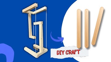 How to make an Anti-Gravity Structure  |Building a Tensegrity Structure from Popsicle Sticks