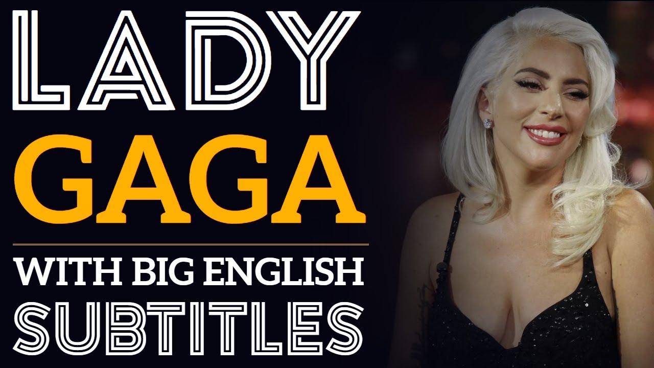 Lady Gaga Speech. Леди гага на английском
