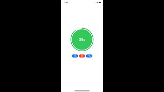 A simple SwiftUI timer view with Background, LocalNotification and Haptic support.