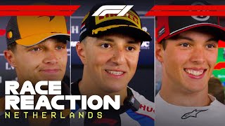 Drivers React After The Race | 2025 Dutch Grand Prix
