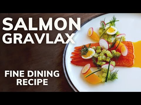 Video: Cooking Salmon Gravlax