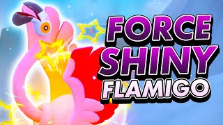 How to FORCE Shiny FLAMIGO to Spawn in Pokemon Scarlet and Violet
