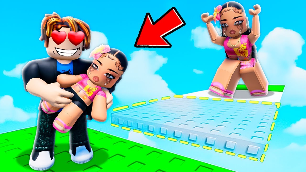 ВЫЖИВИ В БАШНЕ ОБЪЯТИЙ ТРОЛЛЕЙ В ROBLOX С МОЕЙ МАЛЫШКОЙ ДЕВОЧКОЙ!