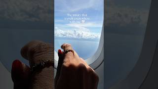 Praying the rosary at 30,000 ft 🙏✈️ #catholic #faith #blessed #rosary #faithjourney #flight