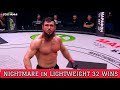 Nightmare in lightweight  ali hulk bagov  total destruction in the octagon  highlights