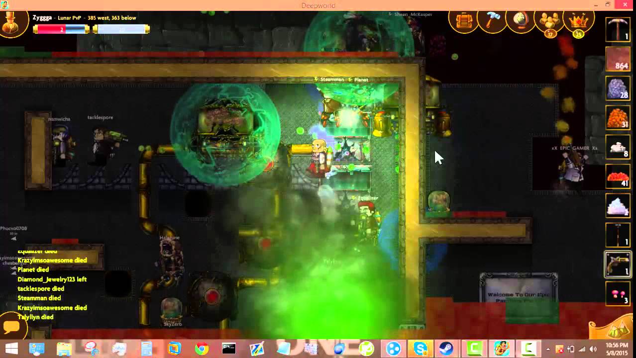 Deepworld part: 7 W/Zstorm and Friends 