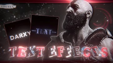 Trending TEXT EFFECTS in Alight Motion (+Preset)