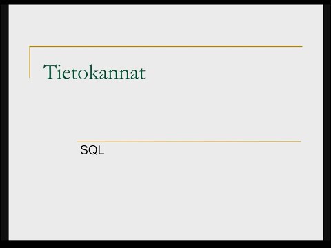 Video: Miten SQL-kyselyt suoritetaan?