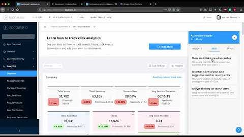 Overview: reactivesearch.io analytics for Elasticsearch