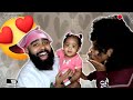 Doing My 9 Month Old Baby Hair to SURPRISE MY WIFE!! Cute Reaction!!