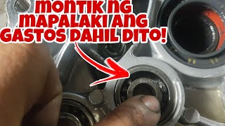 montik ng mapalaki ang gastos ne sir||gear bearing durog||honda_click125/150