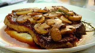 Steak and Mushrooms