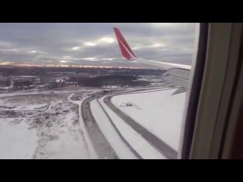 Посадка самолета Royal Flight boeing 757-200 в Шереметьево.