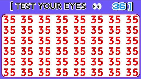 FIND THE ODD ONE OUT | TEST YOUR VISUAL SKILLS POWER NUMBER and LETTER EDITION.