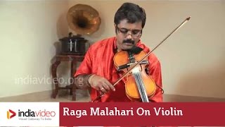 Raga Malahari on Violin by Jayadevan | India Video