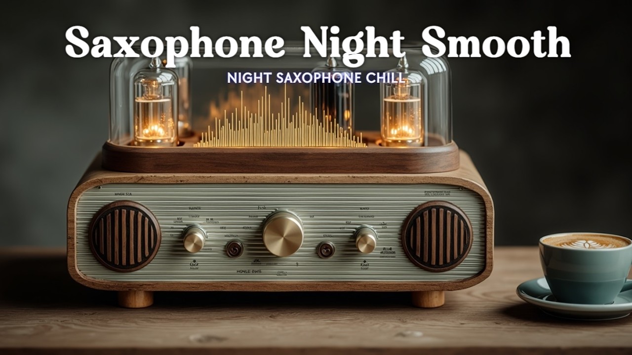 Плавная джазовая саксофонная музыка для расслабляющих ночей и чилла