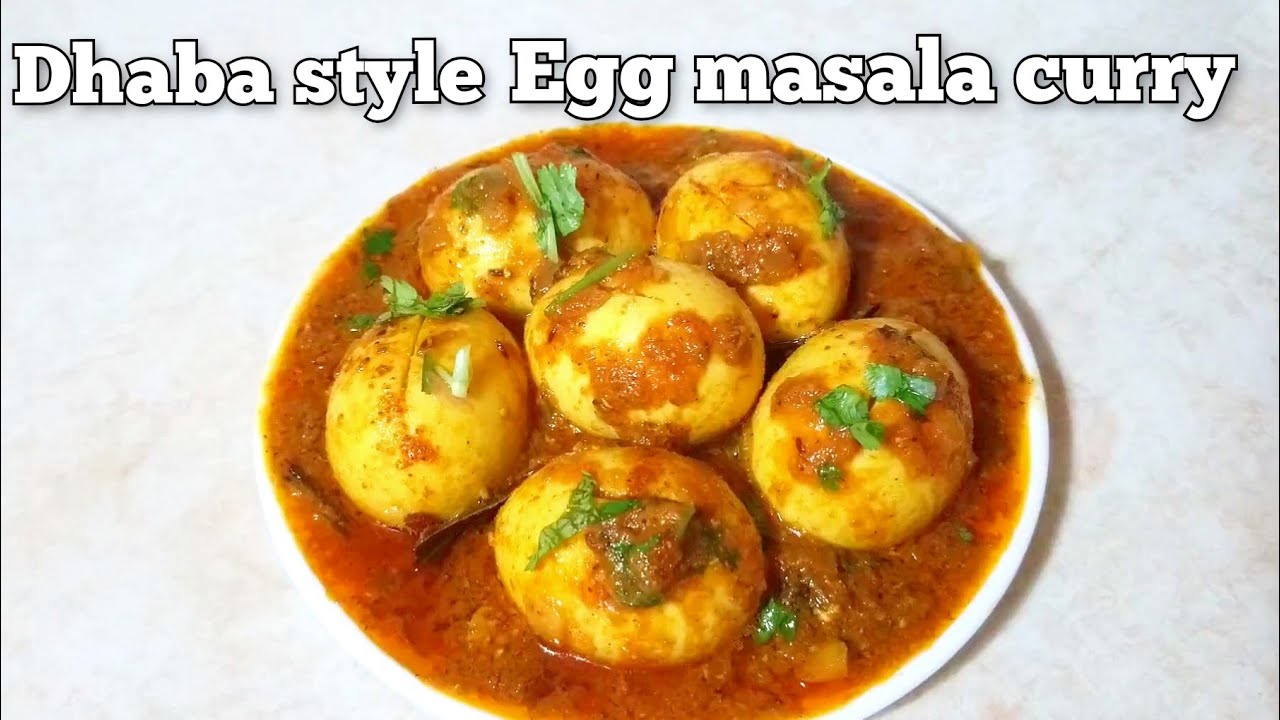 Easy and tasty egg curryDhaba style egg curryDhaba style anda masala curry YouTube