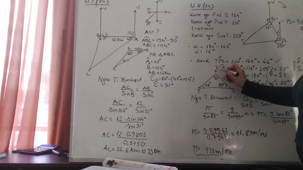 XI.Trigonometri. Kurset e Levizjes2