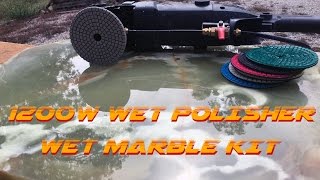 1200W Wet Polisher - Marble Polishing
