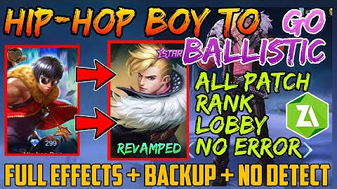 CHOU HIP-HOP BOY TO GO BALLISTIC(STARLIGHT) SKIN SCRIPT | FULL EFFECTS | ALL PATCH | NO BAN | RANK