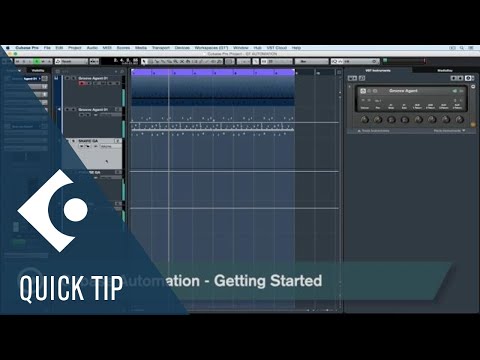 Cubase Quick Tips - Automation #1 - Getting started