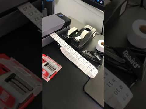 Rollo printing numbers