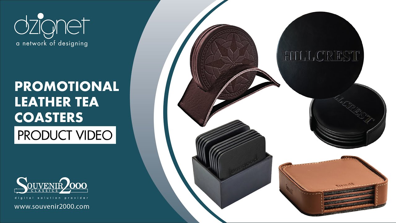 Promotional Leather Tea Coasters