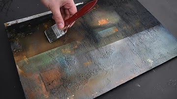 Best Tools! Easy Abstract Acrylic Painting Techniques - Layering - Meditative - Mixed Media Art