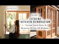 EXTREME KITCHEN RENOVATION EP 4 | Custom French Doors &amp; Restoring 90-Year-Old Windows