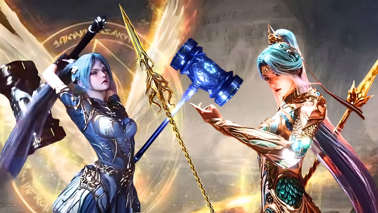 SOUL LAND 2 - Clear Sky Hammer vs Golden Dragon Spear! Who would Win?