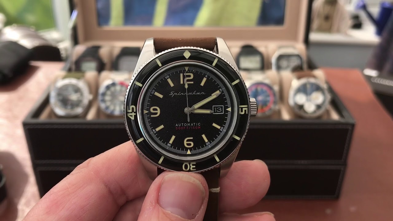 2 minute watch review - Spinnaker Fleuss - YouTube