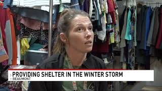 Beaumont prepares shelters and transport for homeless amid cold snap
