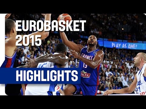 Israel v France - Group A - Game Highlights - EuroBasket 2015