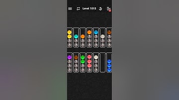 Ball Sort Color Water Puzzle Solution Level 1015