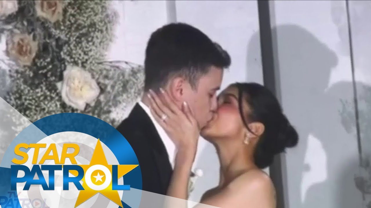 PANOORIN: Kilig moments sa reception ng kasalang Maine-Arjo | TV Patrol