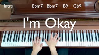 Kent Jenkins - &quot;I&#39;m Okay&quot; - Piano Tutorial