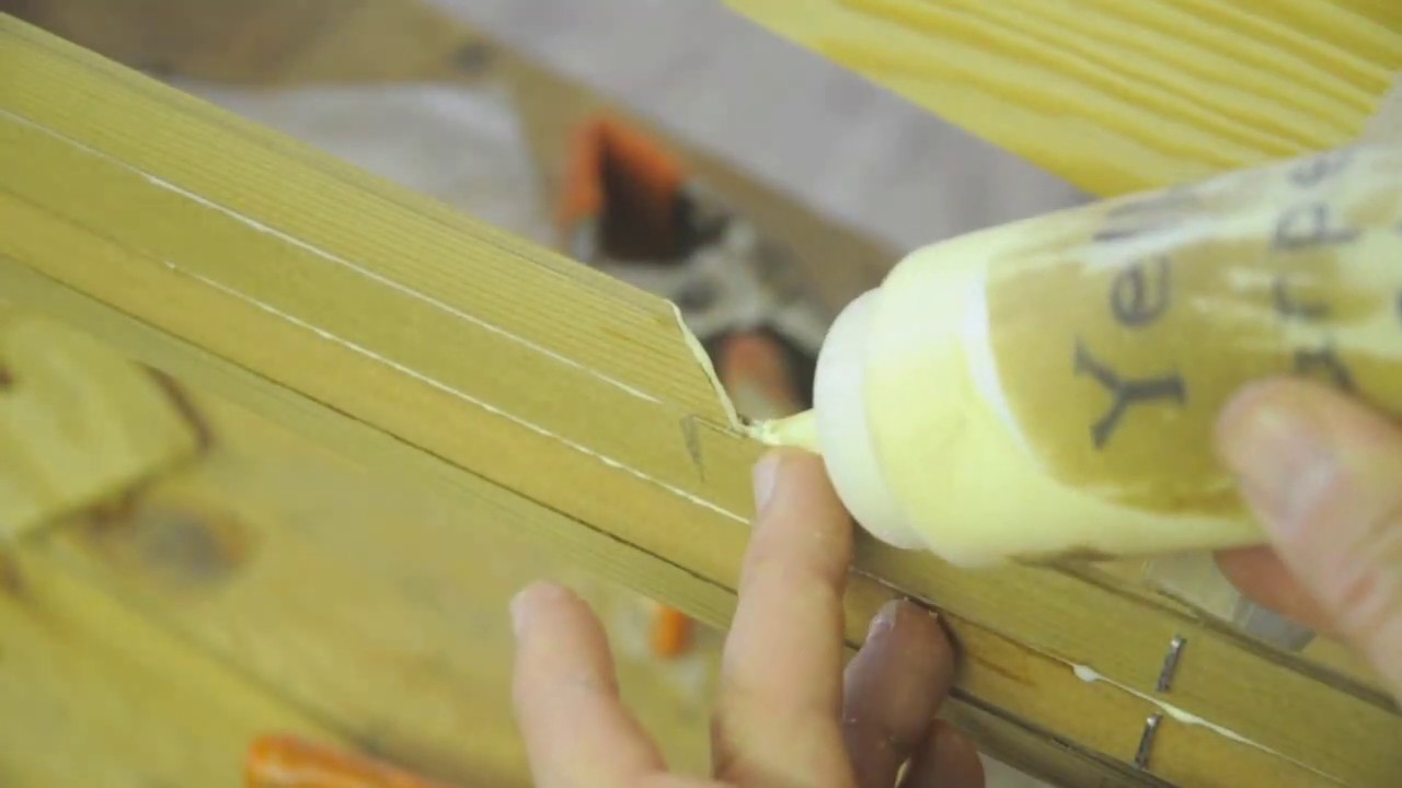 Building a Kayak - Strip-planking the hull - YouTube