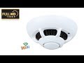 HD 1080P Wifi Wireless Hidden Camera Smoke Detector Spy Camera for Remote Viewing , DVR8606