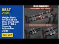 Weight Rack for Dumbbells 3Tier Dumbbell Rack 1100LB Capacity Adjustable Guide