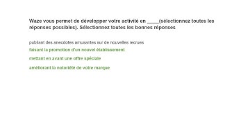 Évaluation Waze Ads Fundamentals | Réponses à l