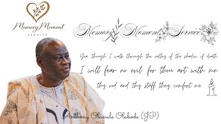 Funeral Service for Deacon Anthony Olawale Olabode (JP)