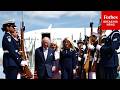 BREAKING NEWS: King Charles And Queen Camilla Arrive At JBA Ahead Of Their Meeting With Trump