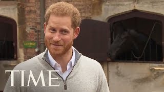 Prince Harry Can't Stop Beaming About His New Royal Baby Boy With Meghan Markle | TIME
