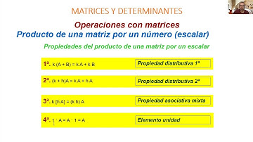 Video 2.4. Operaciones con matrices: Producto de un escalar por una matriz