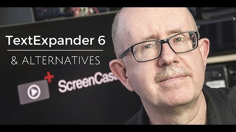 Textexpander 6 & Alternatives - ScreenCastsOnline Tutorial of the Week Preview