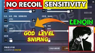 LENQIN NEW SENSITIVITY + 5 FINGER CLAW SETUP | The Sniper KinG (LENQIN) | PUBG MOBILE