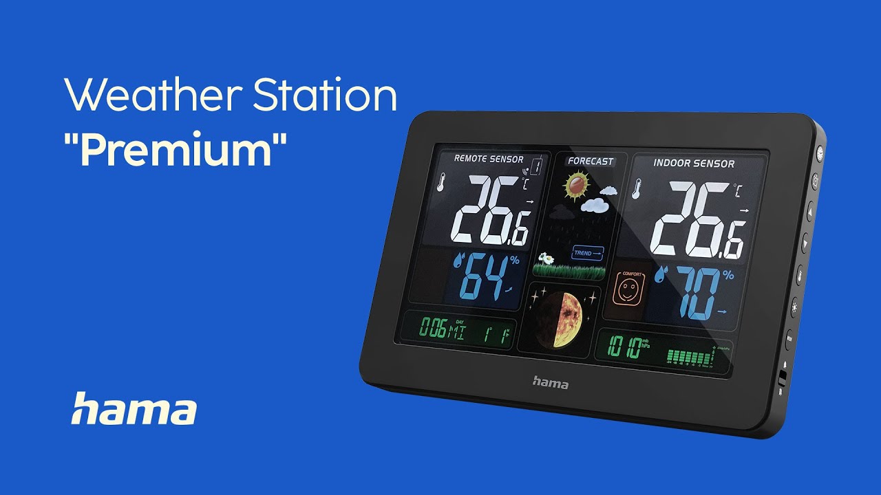 Hama Weather Station Premium - YouTube