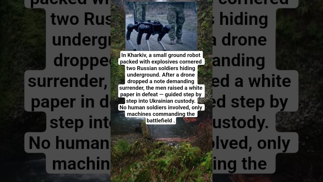 $1,500 Robot Forces Two Russian Soldiers to Surrender