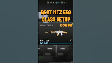 new BEST NO RECOIL MTZ 556 SETUP in MW3!